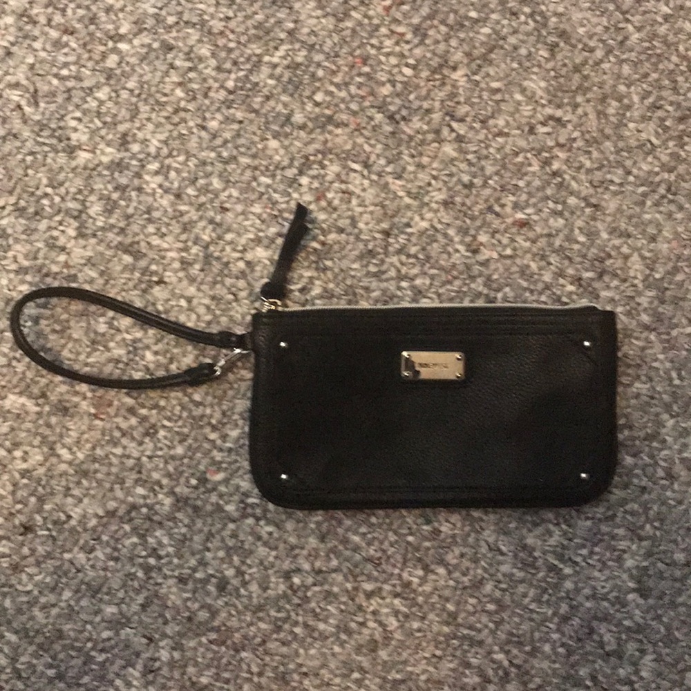 Black Nine West  Leather Clutch